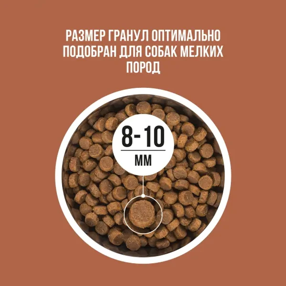 Сухой корм для собак мелких пород с чувствительным пищеварением или склонных к аллергии с ягненком, индейкой, рисом и тыквой BOWL WOW 5кг