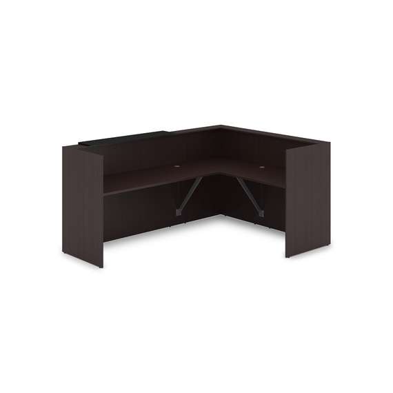 1КР-КЛ.102 Комплект Ресепшн с фартуком HPL (2344*1765*1149) (без подсветки)