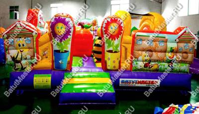 Надувной батут "Пчёлки", 5*5*2,5 м