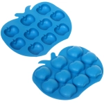 Форма для льда силиконовая «Яблочко» 17*14см, цвета микс