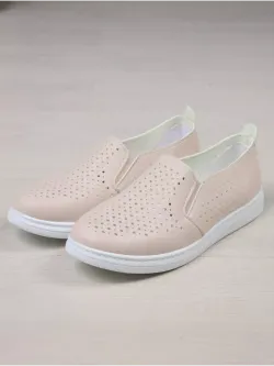 Мокасины летние с перфорацией