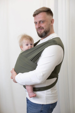 Трикотажный слинг QUICK HUGS (без намотки) цвет Хаки