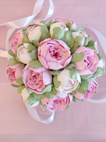 Коробка "Пионы" 16 см