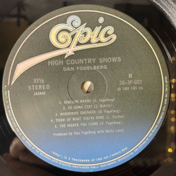 Винтажная виниловая пластинка LP Dan Fogelberg High Country Snows (Japan 1985) (Obi)