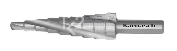 Ступенчатое сверло Ø 4-12 мм, Karnasch, арт. 21.3004