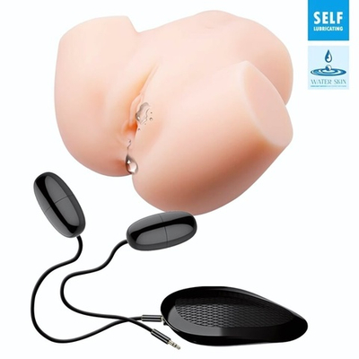 Телесный мастурбатор с 2 тоннелями Dual Vagina and Ass Veronica (Цвет: телесный)