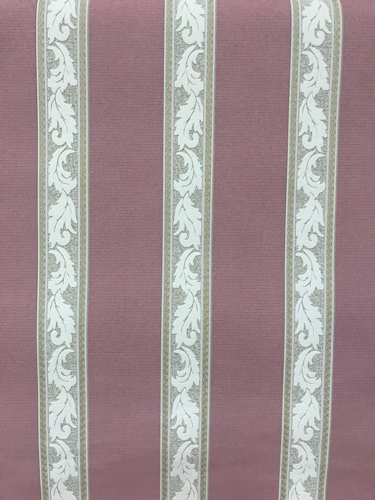 ОБОИ ART винил вспененный на флизе 1,06х10/цвет.флиз HISTORY полоса роз