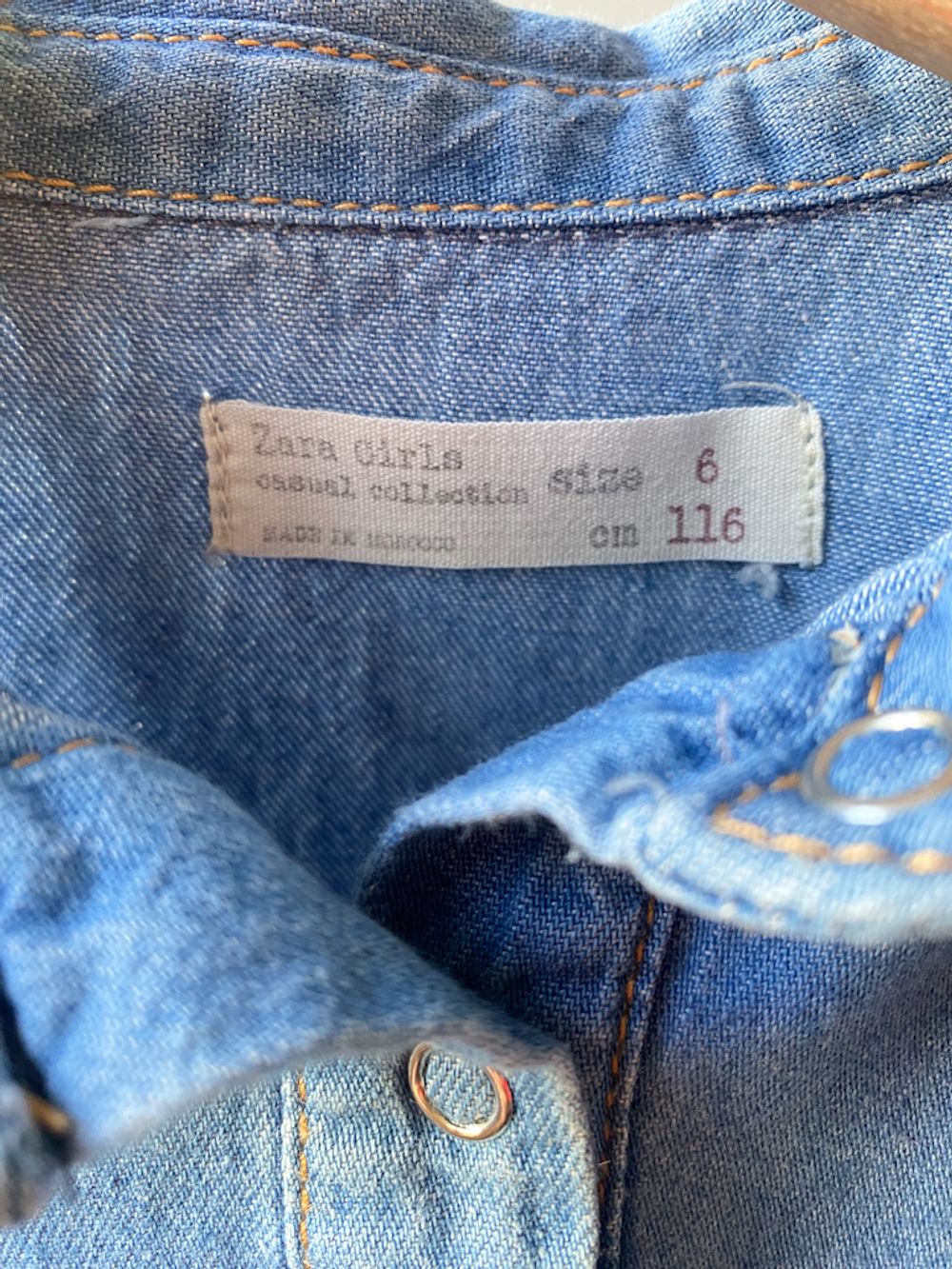 Джинсовое платье  Zara, 116