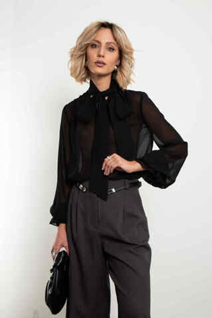 Блуза Элегия (черный)