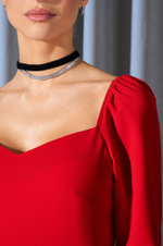 51495 Платье женское (красный)