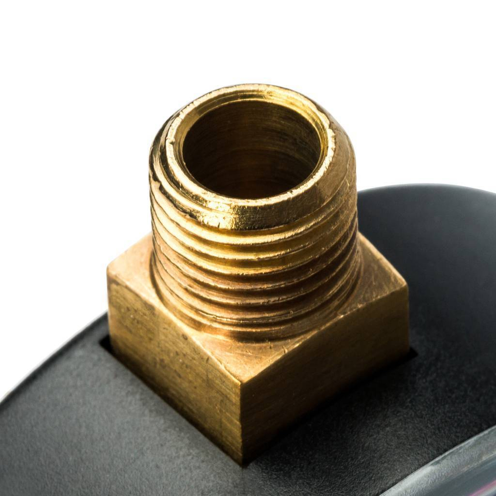 Термоманометр радиальный с запорным клапаном d80 10 бар 120 град