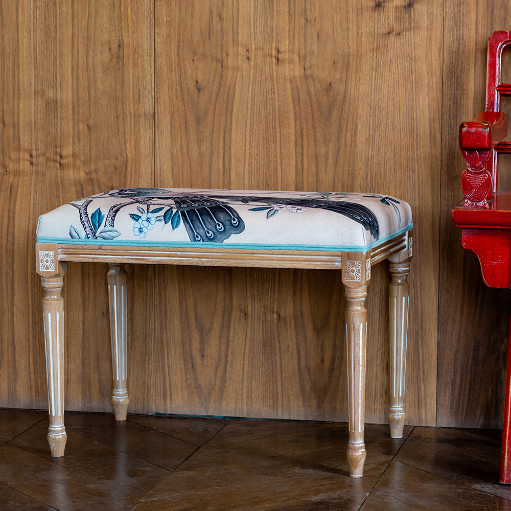 Банкетка большая Объект мечты Императорский павлин