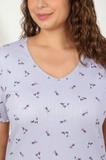 Ночная сорочка Амалия-4 Виотекс СЕРЫЙ