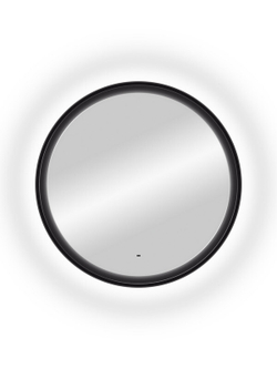 Зеркало "Planet black Led" D 1000 с бесконтактным сенсором