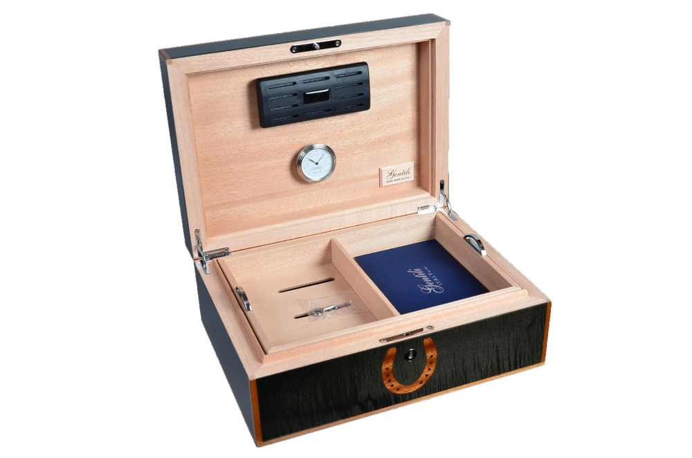 Хьюмидор Gentili на 75 сигар Инкрустация Лошади