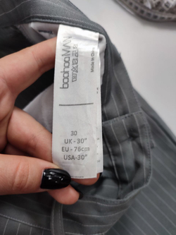 Брюки Boohoo Man в полоску 46 размер