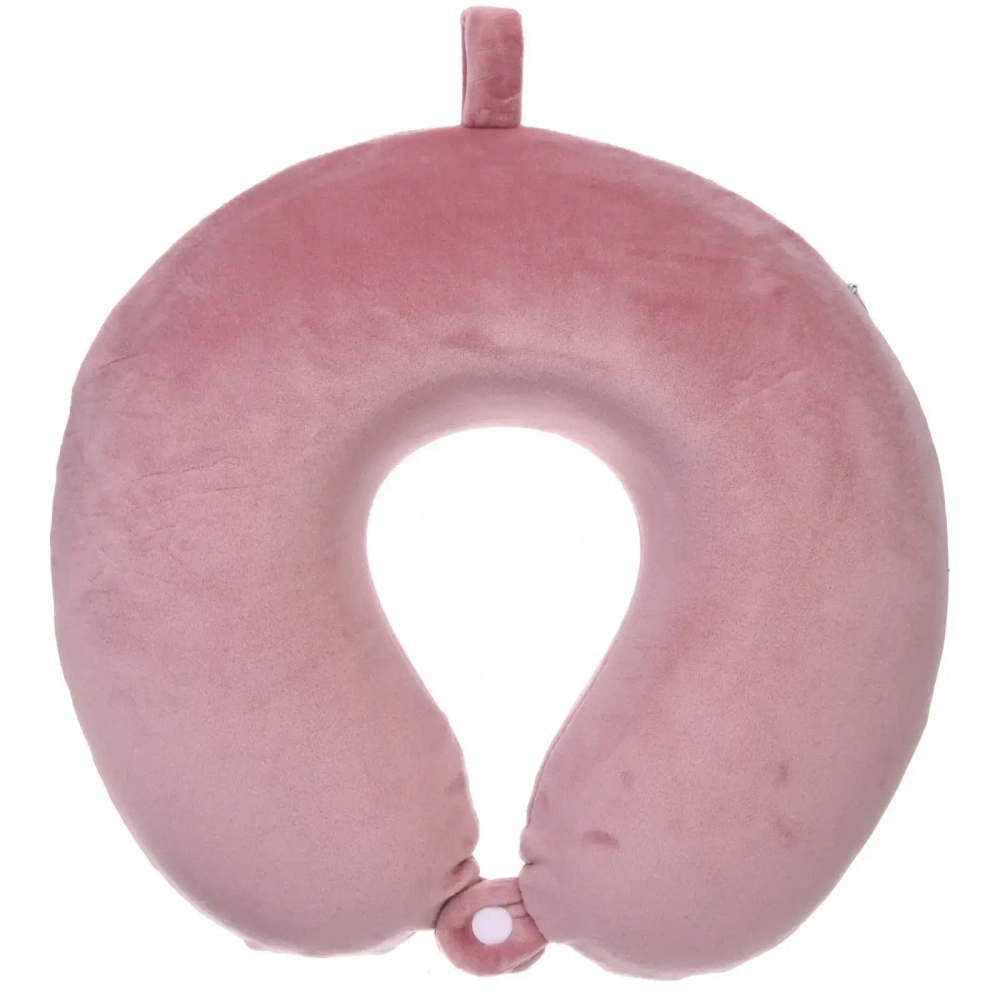 Подушки дорожная «TRIP - Comfort», мемори-эффект, цвет тёмный пудровый