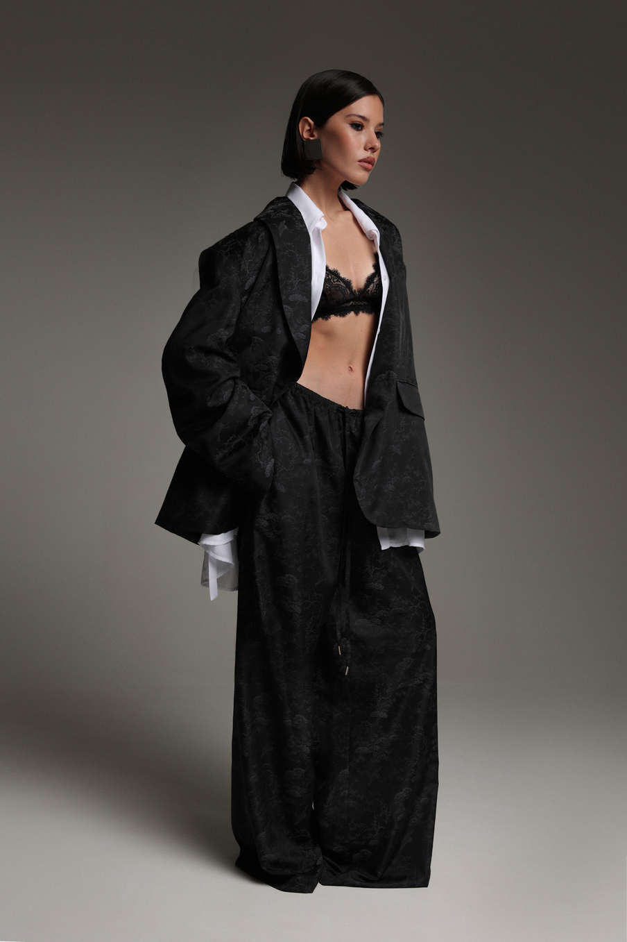 Жакет из жаккарда