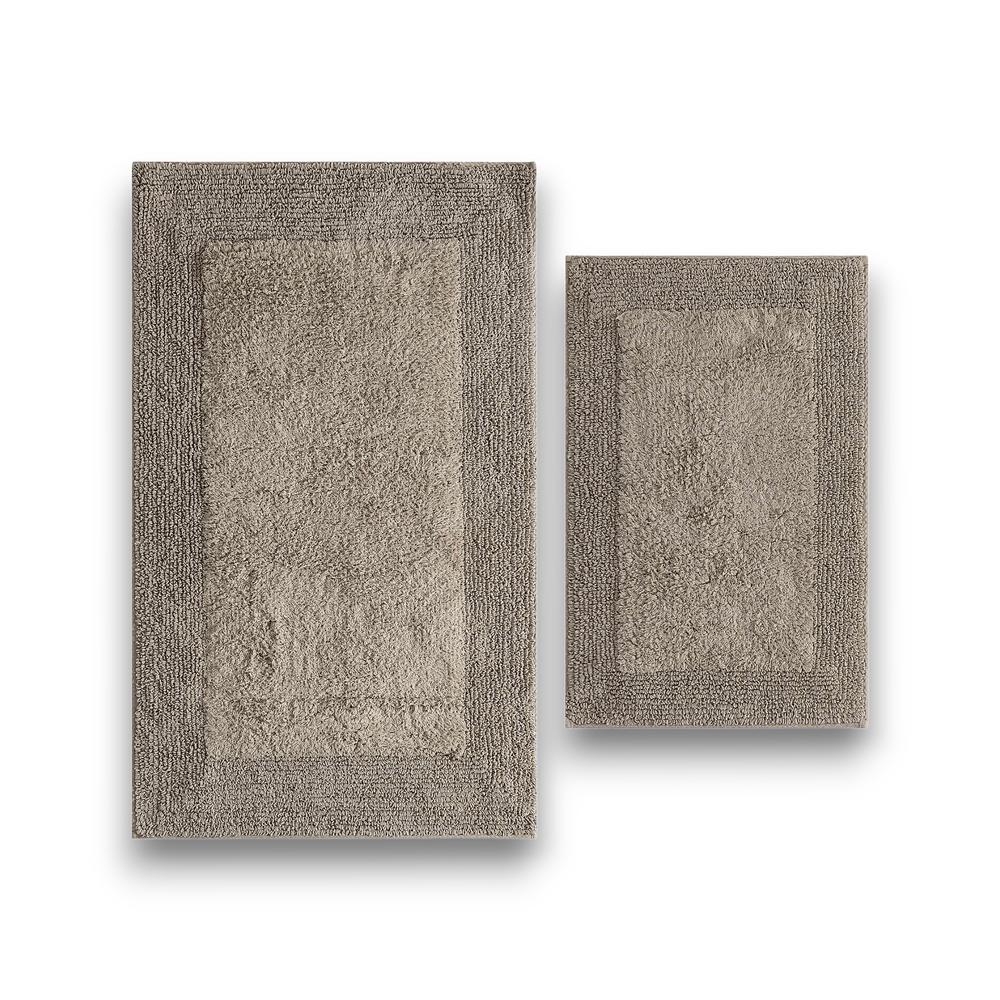 Набор из двух ковриков для ванной Petra | бежевый