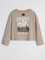 Лонгслив для девочки летний