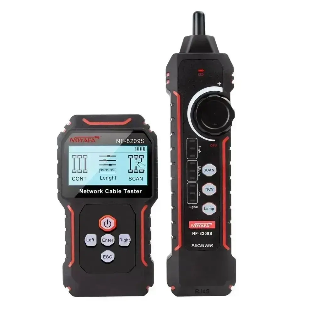 Кабельный тестер NF-8209S Noyafa поиск дефектов витой пары измеритель длины PoE кабельный трекер