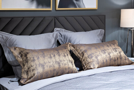 Наволочки 2шт 50х70 Garda Decor Houston золотые