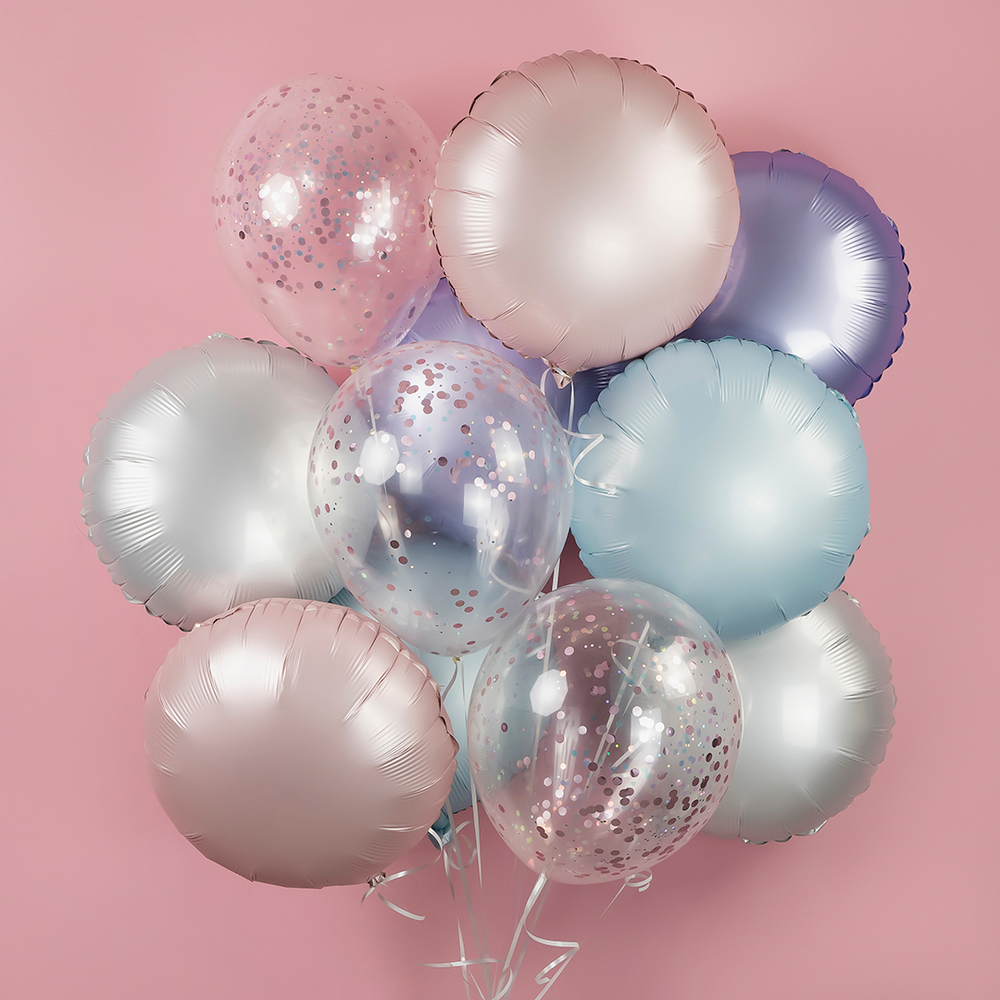 Круг 18" Голубой, Сатин Gr