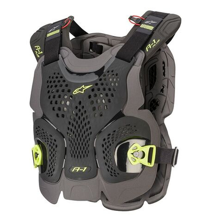 ALPINESTARS Защита тела моточерепаха A-1 PLUS CHEST PROTECTOR черно-желтый