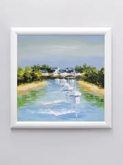 Картина на стену для интерьера на холсте 34*34 см