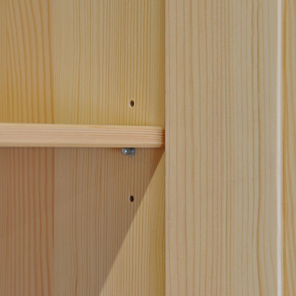 Кухня 200 см Венесуэла из массива сосны (5 модулей) со столешницей, в прозрачном лаке