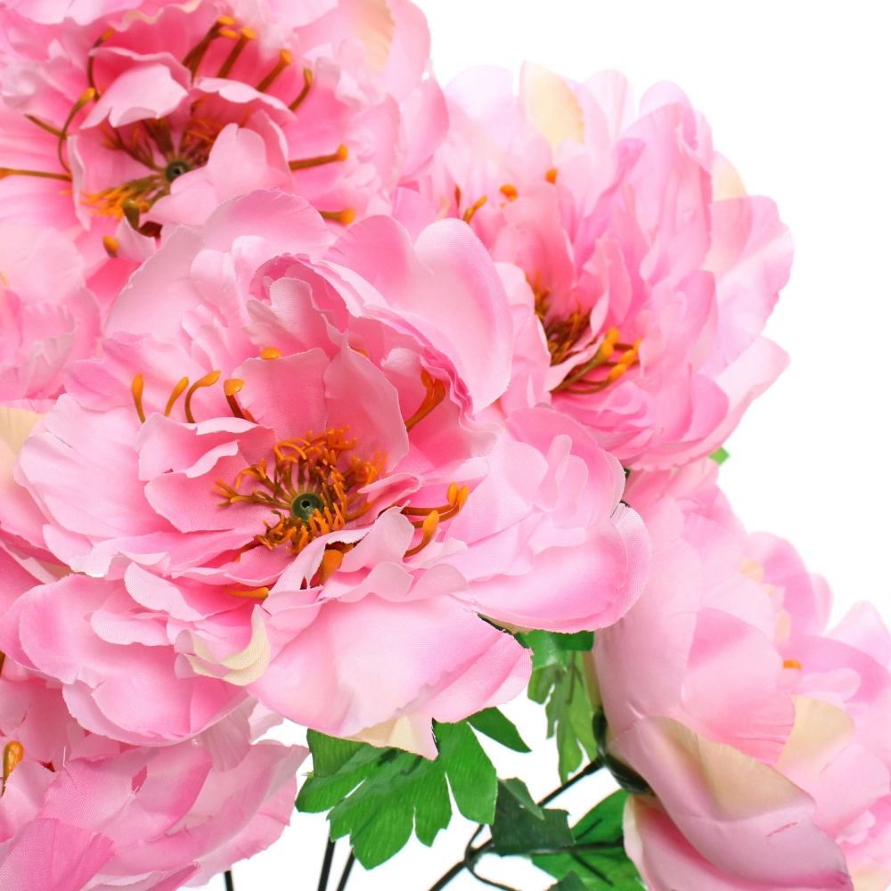 Искусственные цветы «Цветочная мелодия» Пионы 60см 7 цветков розовые