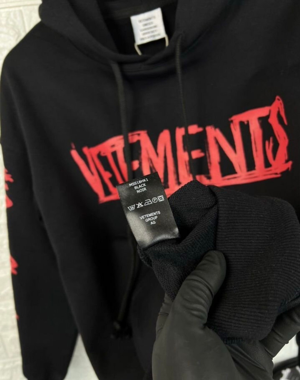 Худи Vetements World Tour Limited Edition премиум