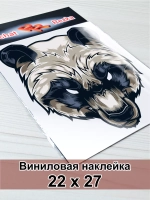 Наклейка - Злая панда