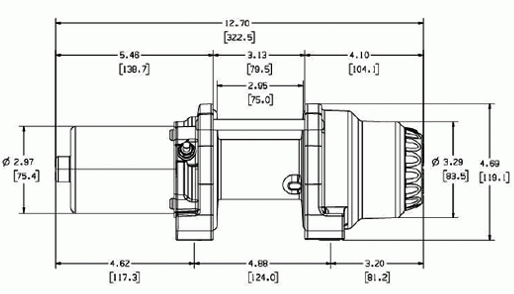 Лебедка для квадроцикла Warn Provantage 3000-S