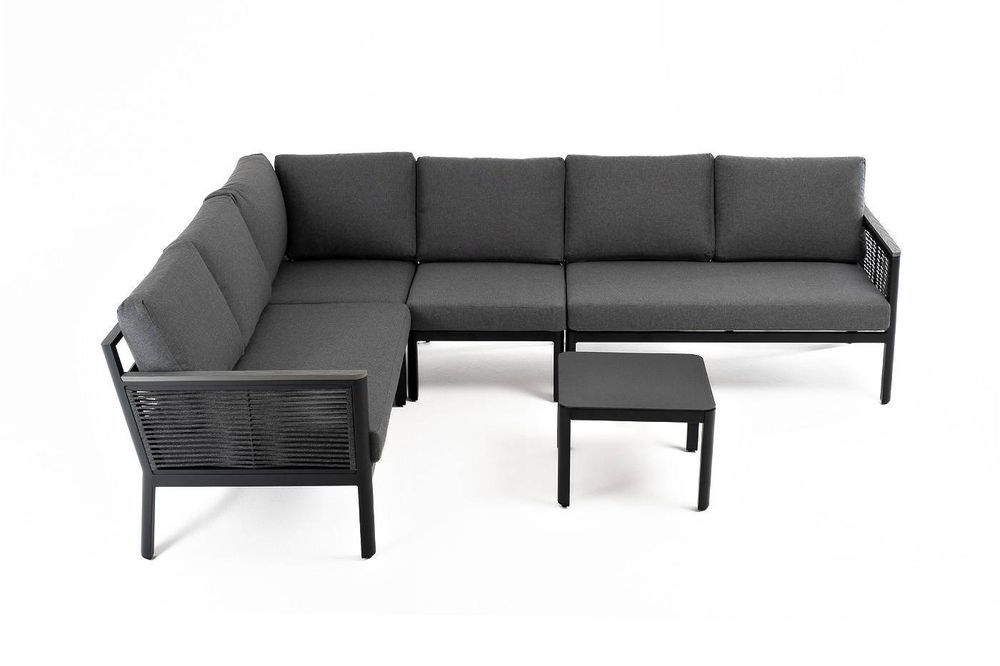 "Париж" модульная лаунж-зона садовая, цвет серый
