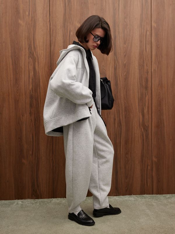 Толстовка на молнии утепленная 