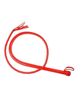 Кнут кожаный красный (Цвет: красный)