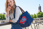 Сумка shopper m dark blue