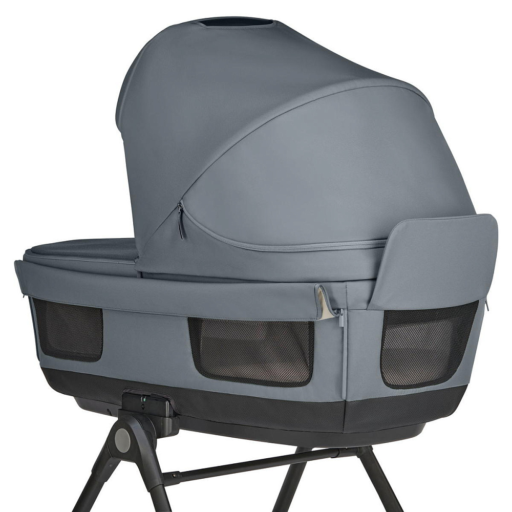 Коляска 3 в 1 Inglesina Electa System Quattro DRW 2025 с подставкой под люльку Union Grey