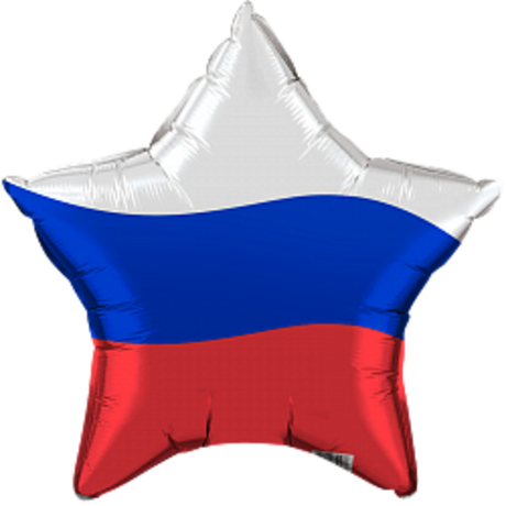 Звезда (18"/46см) Триколор