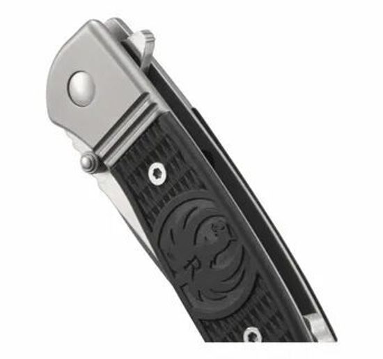 Складной нож CRKT R2303 RUGER HOLLOW POINT COMPACT c клинком из стали 8Cr13MoV, рукоять Stiless Steel