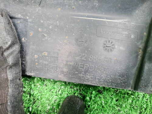 Юбка заднего бампера Mercedes S W222 17-20 AMG 63