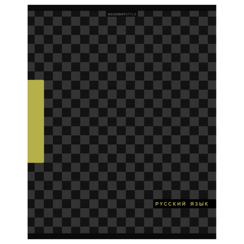 Тетрадь предметная 48 л АКАДЕМИЯ ХОЛДИНГ Шахматка Русский язык (15560-EAC)