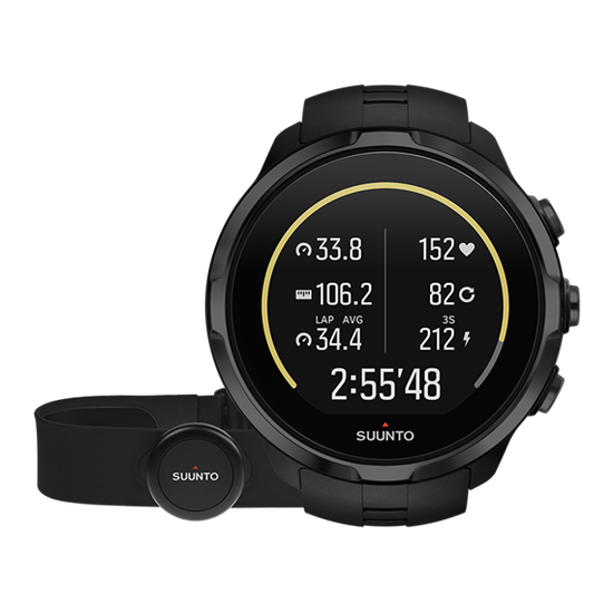 Умные наручные часы Suunto Spartan Sport Wrist HR+Belt all black SS023364000