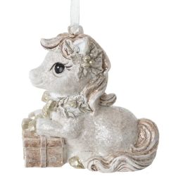 GAEM Фигурка декоративная подвесная "Лошадка", L6,5 W3 H6,5 см