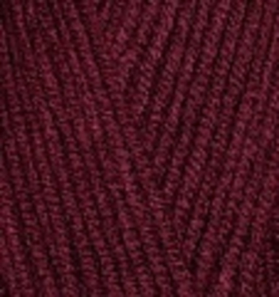 ALIZE "SUPERLANA MIDI", 25% Шерсть, 75% Акрил, 100 гр, 170 м, 57 бордовый
