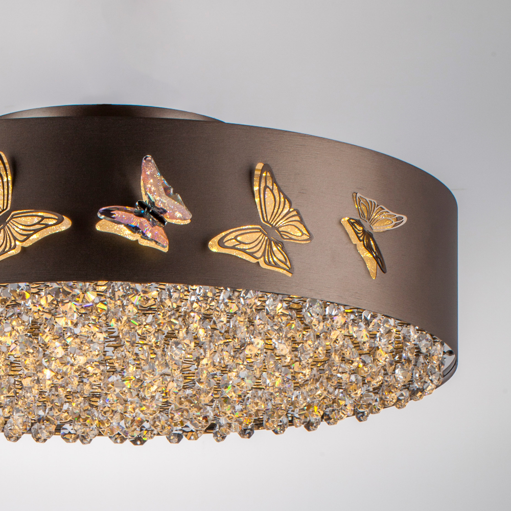 701021 Люстра FARAONE 24W LED 1839LM БРОНЗА 3000K