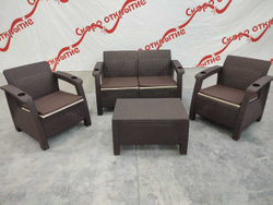 Комплект уличной мебели под искусственный ротанг Yalta Terrace Set