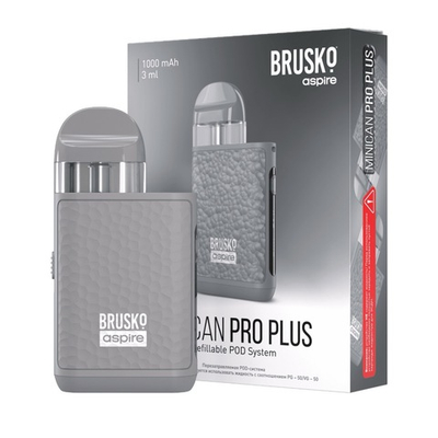 Brusko Minican Pro Plus, 1000 mAh, Серый