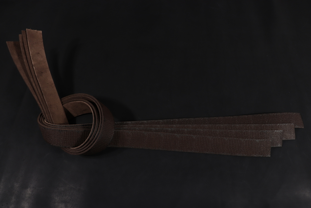 Ременная заготовка Темно коричневая + Плита Геккон